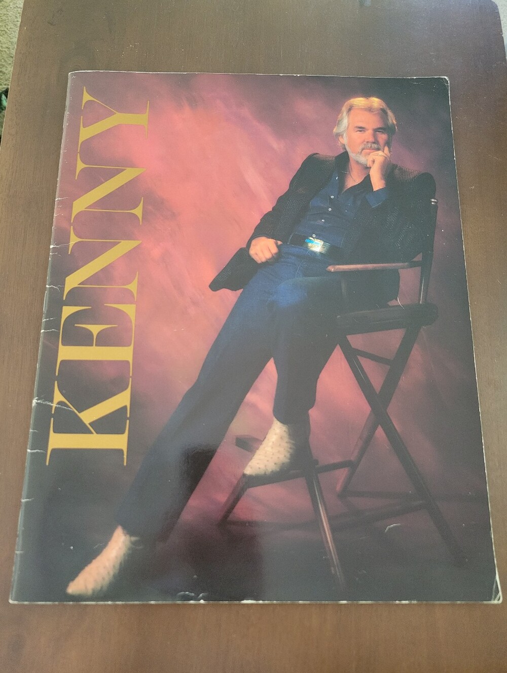 Kenny Rogers 1989 Souvenir Program Book